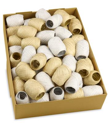 Eurostyle | Lint Poly Glitter Goud/Zilver 5mm x 10m Ass