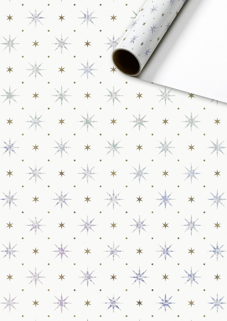 Stewo | Geschenkpapier Rol Zidonia Wit 70x150cm