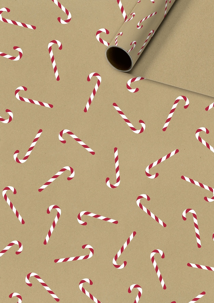 Stewo | Geschenkpapier Rol Candice Wit 70x200cm