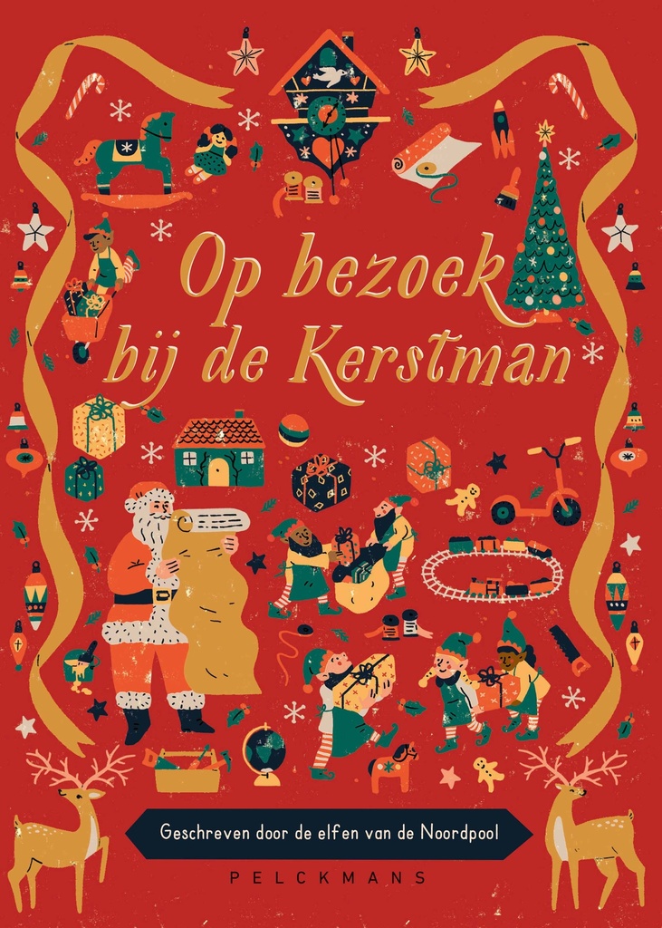 Pelckmans | Boek Op Bezoek Bij De Kerstman 3-8Y - Fiona Munro