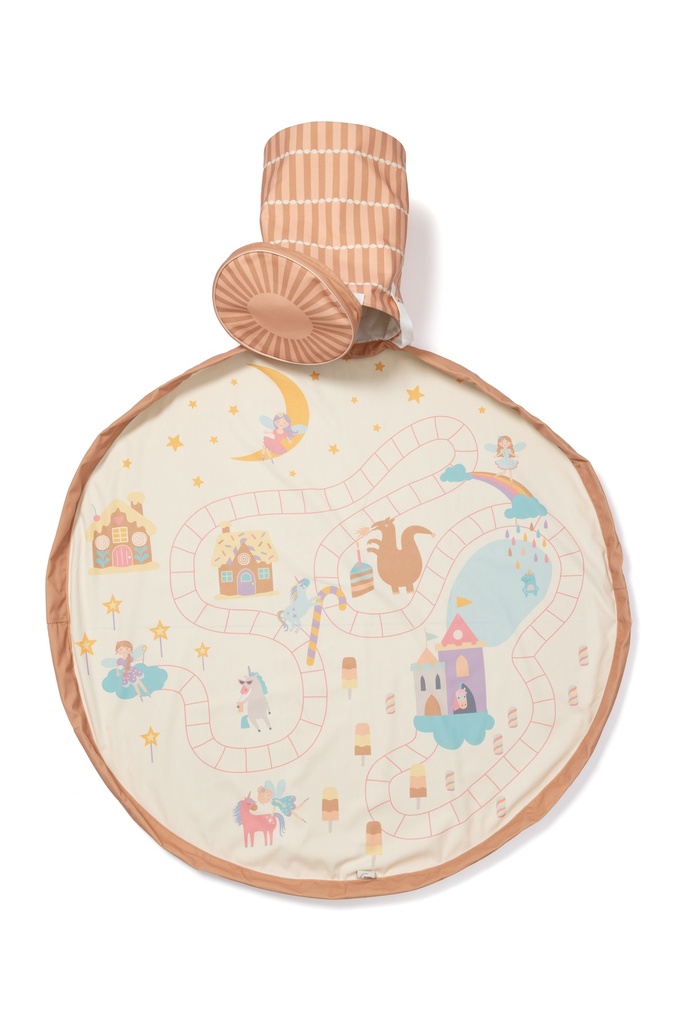 Play & Go | Speeltapijt/Opbergmand Soo Fairy World Ø140cm