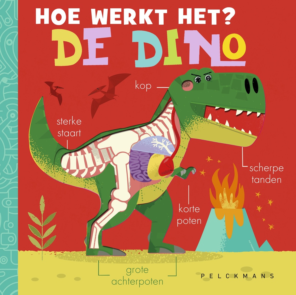 Pelckmans | Boek "Hoe werkt het? De dino" 3-8Y - Amelia Hepworth