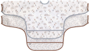 Laessig | Slabbetje Tiny Farmer Sheep/Goose met Mouwen Long Sleeve Bib Blue 2-pack