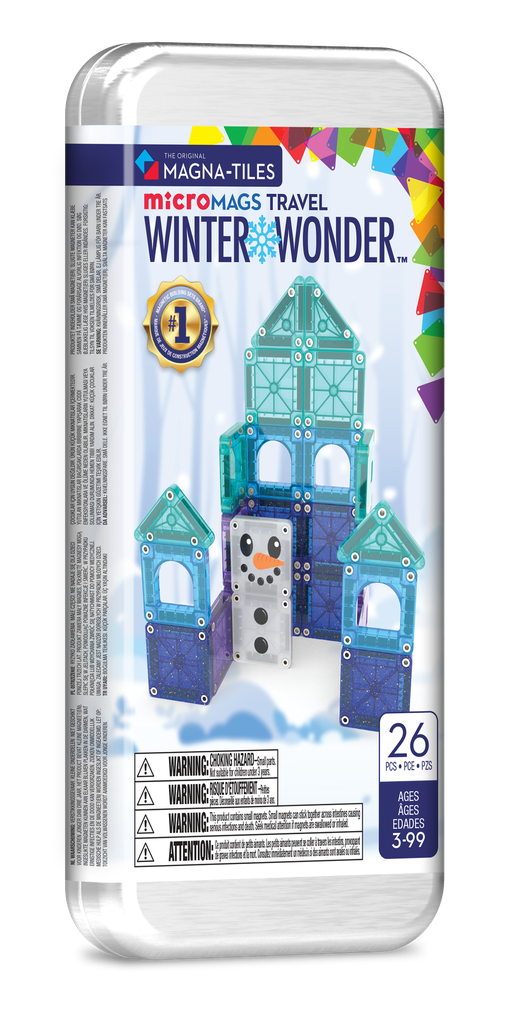 Magna-Tiles | Magnetische Blokken Winter Wonder Travel Set 26-Piece 