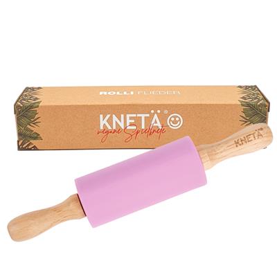 Kneta | Roller Silicone/Hout Lila Ø 4 x 22,5cm