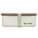 Smikkels | Lunchbox met Bamboe Deksel Wit 900ml