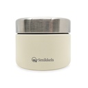 Smikkels | Voedselcontainer RVS Wit 420ml 