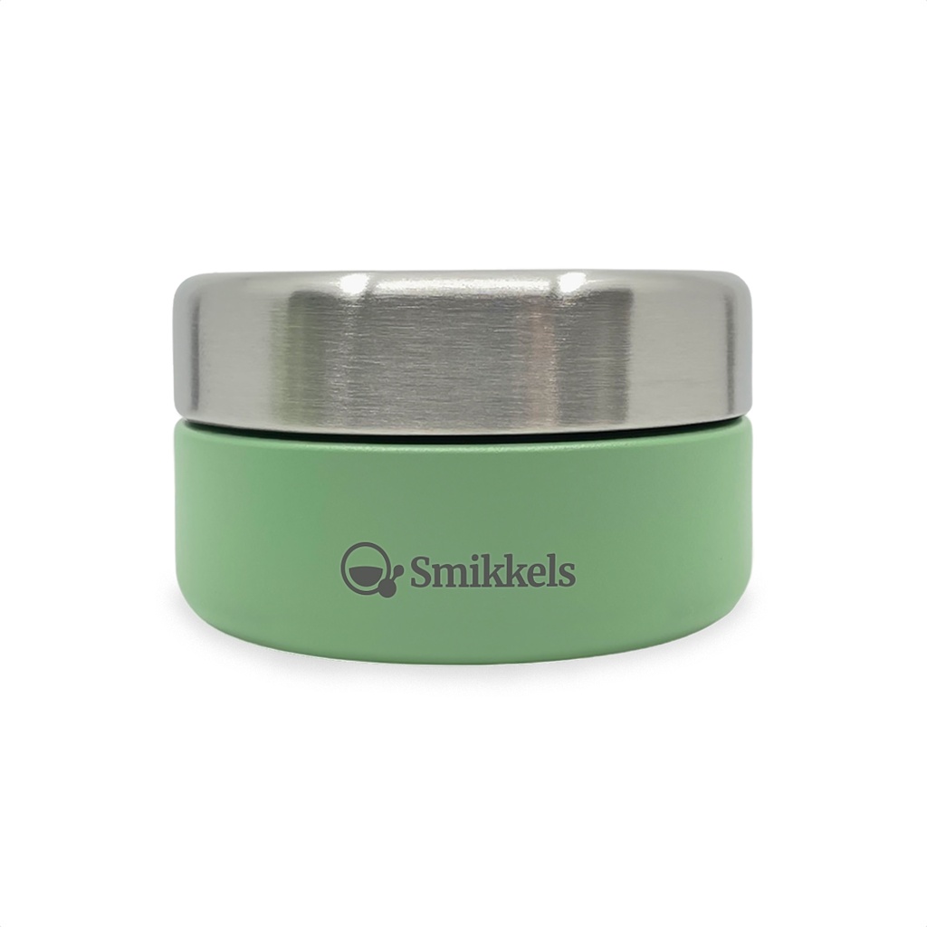 Smikkels | Roestvrijstalen Voedselpot 280 ml Groen