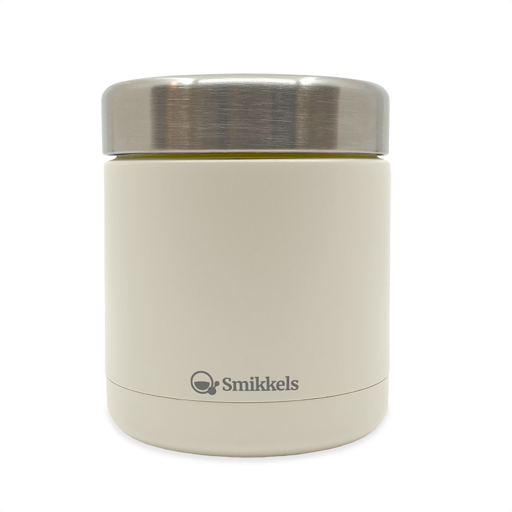Smikkels | Thermos Voedselcontainer RVS Wit