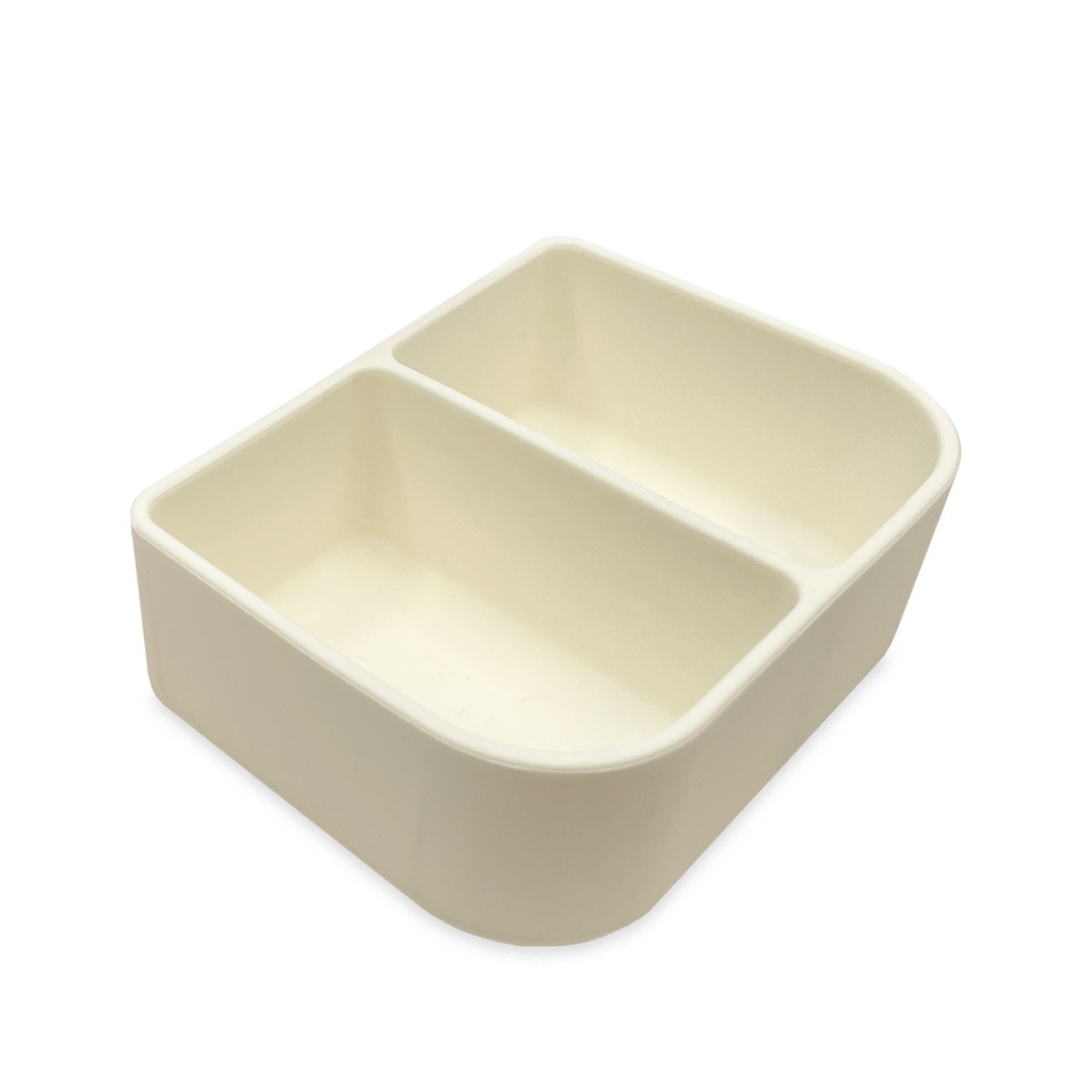 Smikkels | Lunchboxverdeler Siliconen Wit 900ml 