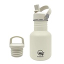 Smikkels | Drinkfles RVS Wit 350ml 