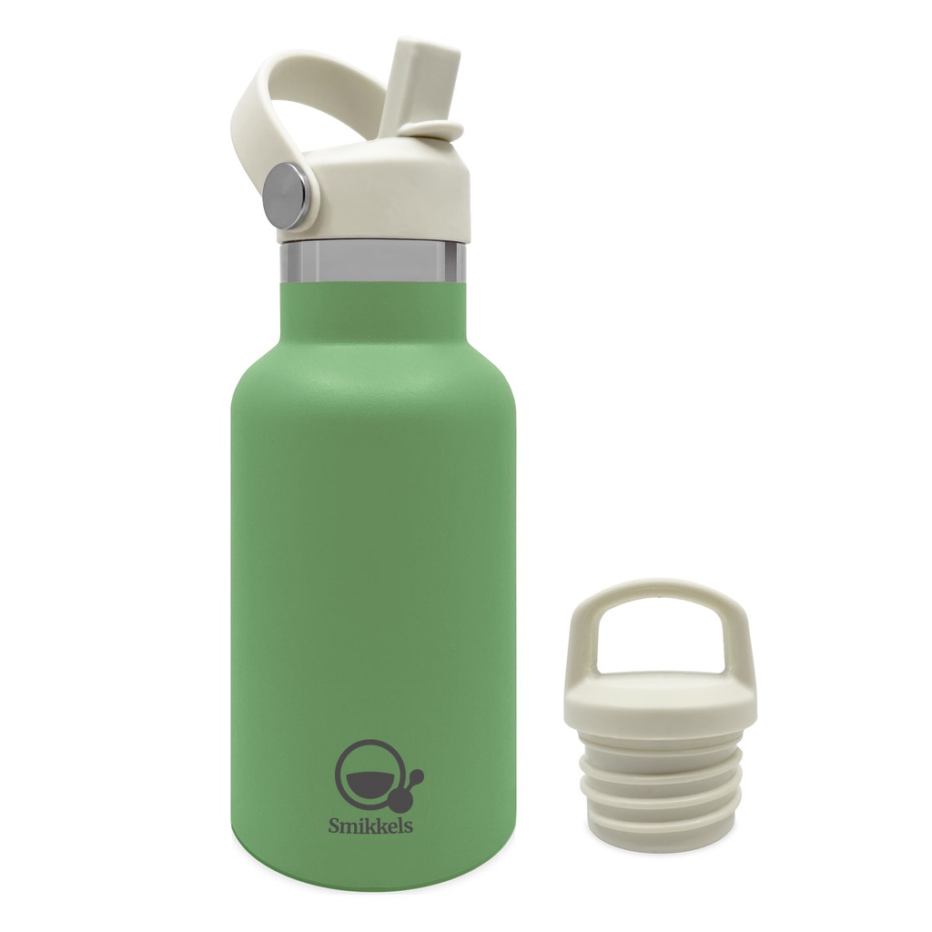 Smikkels | Thermos Drinkfles RVS Groen 350ml 