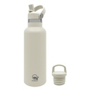Smikkels | Thermos Drinkfles RVS Wit 500ml  