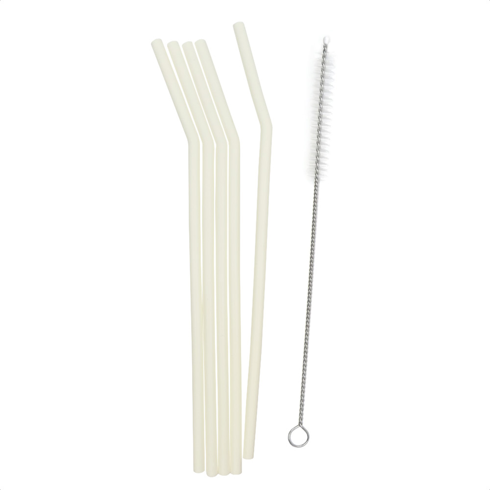 Smikkels | Siliconen Rietjes Wit