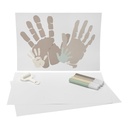 Bam Bam | Family Prints Handafdruk 4 Kleuren 32cm