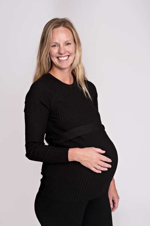 Love2wait | Shirt Knit Belt Long Sleeves Black