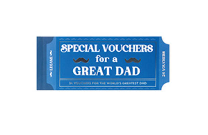 Legami | Gift Book Of 24 Vouchers Dad