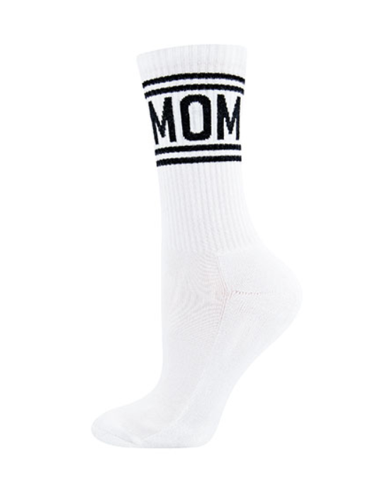 Ewers | Kousen MOM Tennissokken Wit/Zwart