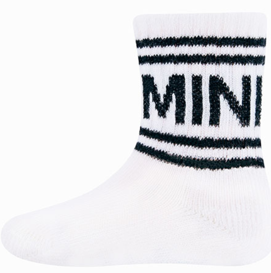 Ewers | Kousen MINI Tennissokken Wit/Zwart