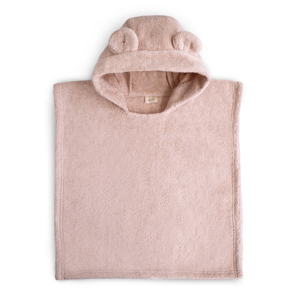 Mushie | Poncho Blush Roze 1-3Y