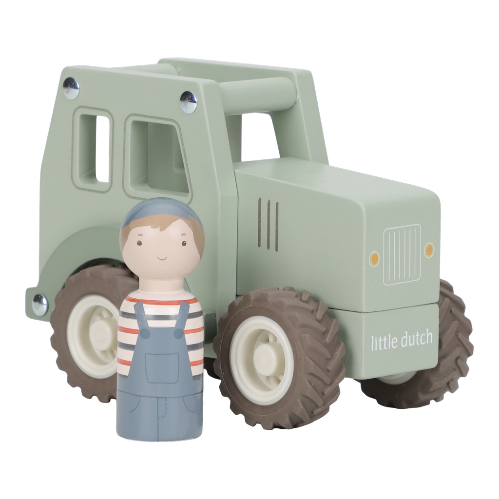 Little Dutch | Speelfiguur Tractor Hout