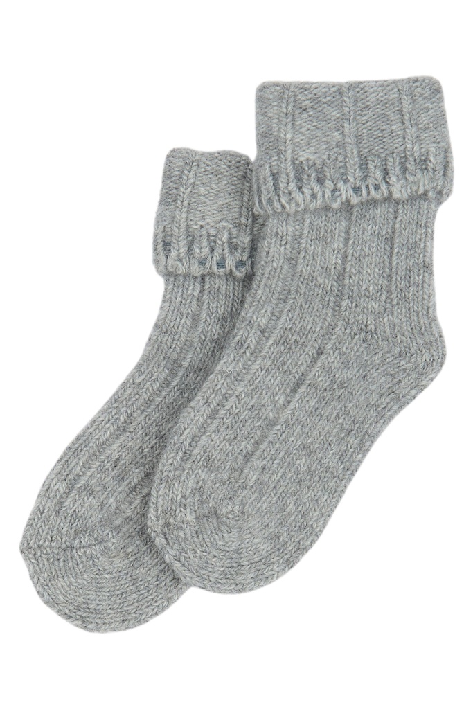 Minipop | Kousen Wool Light Grey Melange