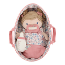 Little Dutch | Pluche Knuffel Rosa in Mandje Kuffelpop 