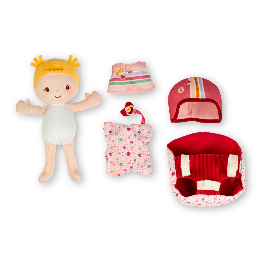 Lilliputiens | Pop Lena En Fietsstoeltje Textiel