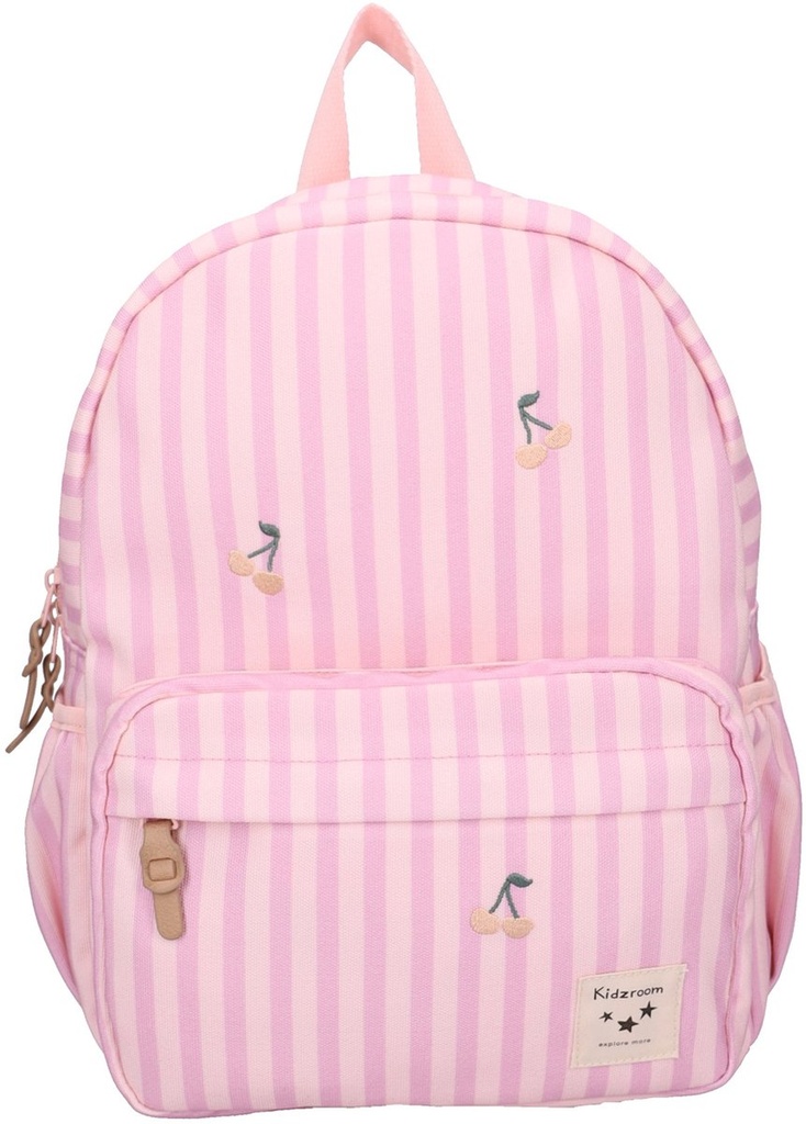 Kidzroom | Rugzak Nostalgia Kersen Pink Roze 36x27x12cm 
