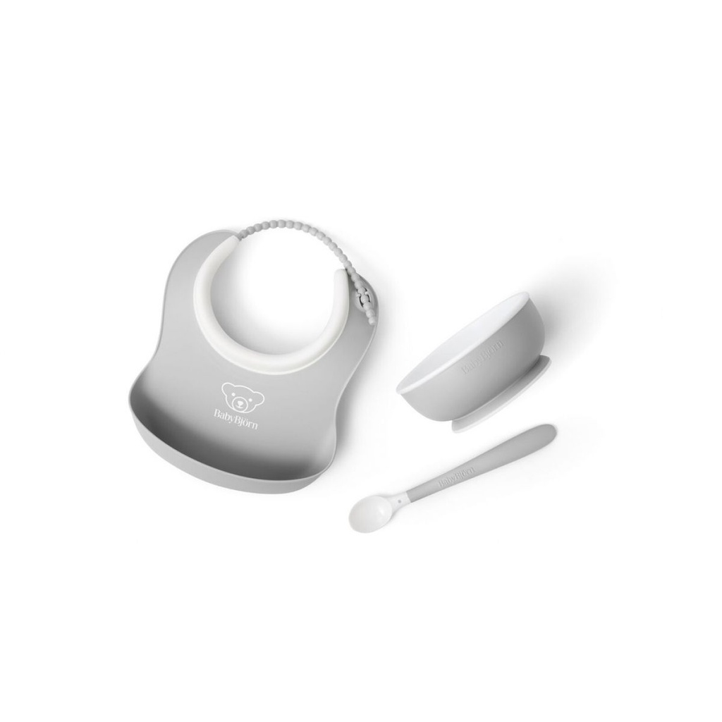 BabyBjorn | Eetset 3-Delig Grijs