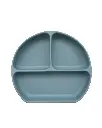 Mabebi | Bord Siena Verdeelbord met zuignap Blauw