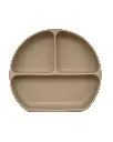 Mabebi | Bord Siena Verdeelbord met Zuignap Beige