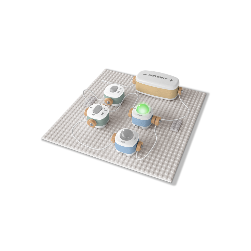 Kidyelec | Educatief Speelgoed Mijn Eerste Elektriciteitsset 10-delig +6Y