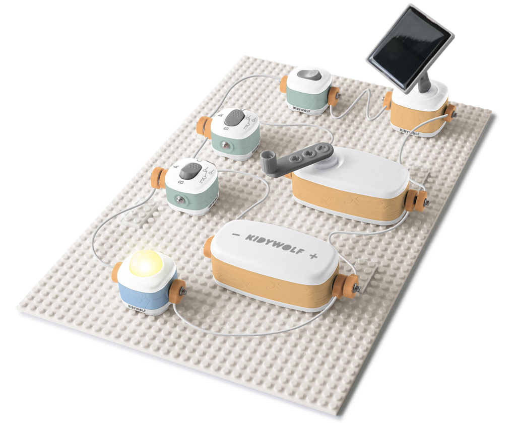 Kidyelec | Educatief Speelgoed Mijn Eerste Elektriciteitsset Pro17-delig +8Y