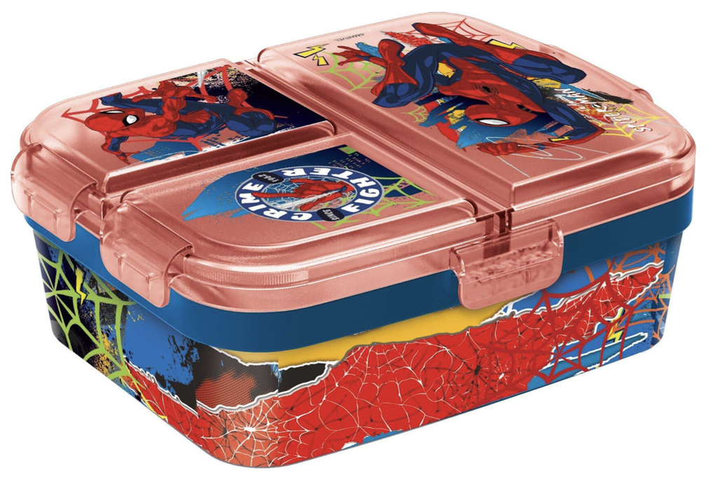 Spiderman | Brooddoos Midnightflyer met 3 Vakken