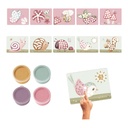 Little Dutch | Verf Fairy Garden Vingerverf 10 Kaarten/4 Kleuren