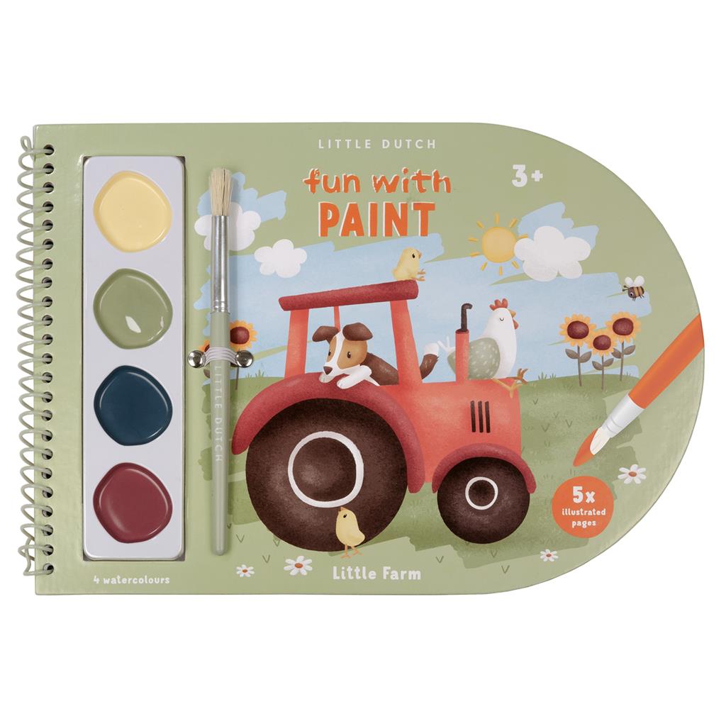 Little Dutch | Kleurboek Little Farm Fun With Paint