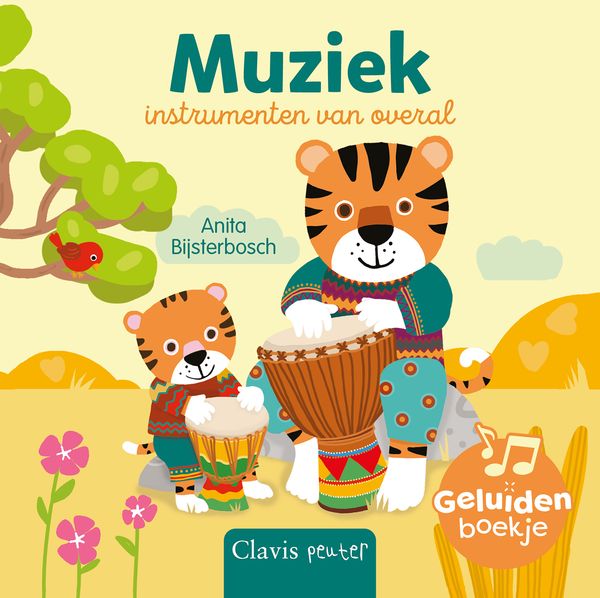 Clavis | Boek Muziekinstrumenten van Overal -Geluidenboekje - Anita Bijsterbosh