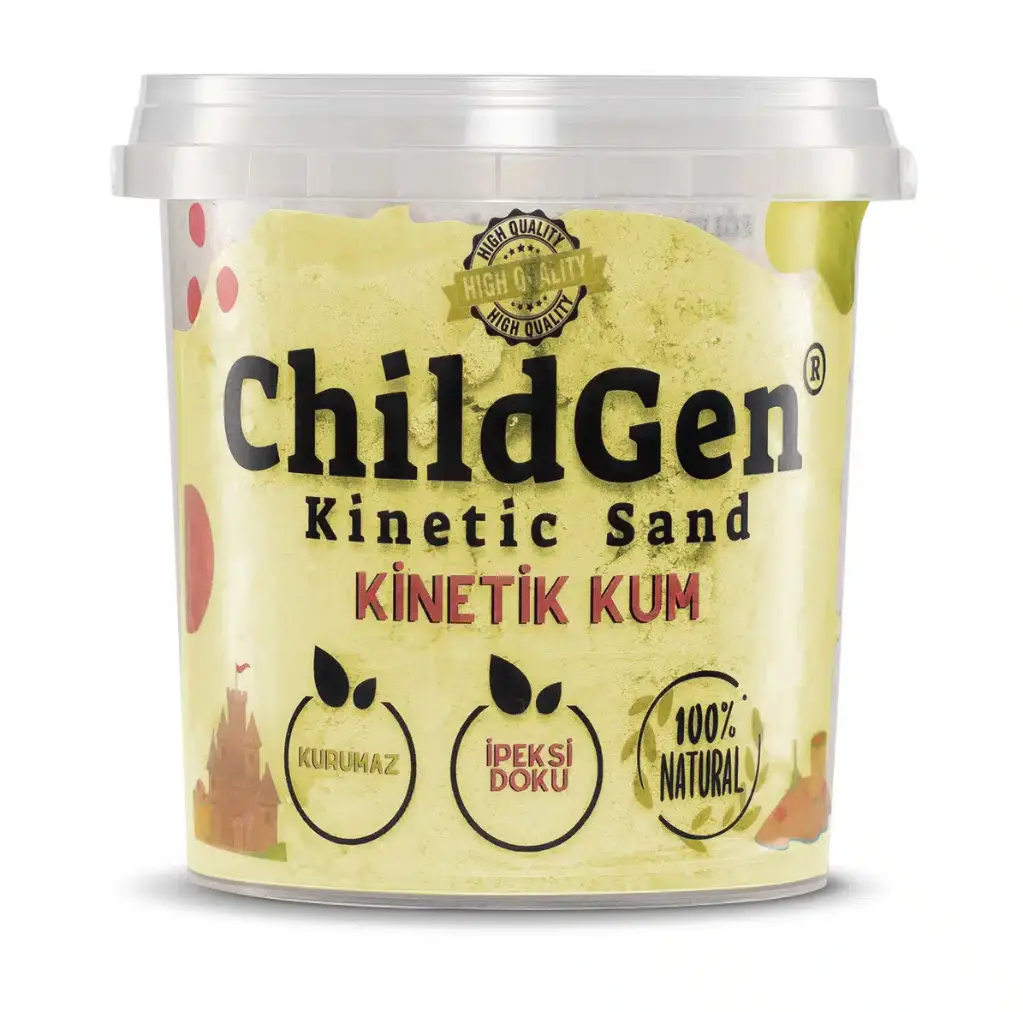 Childgen | Kinetisch Zand Magical Sand Geel 500gr