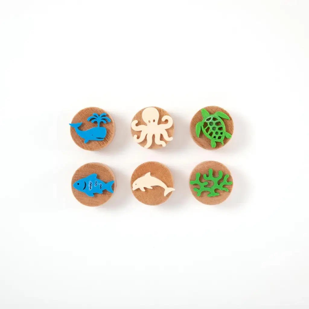 Childgen | Stempelset Wooden Stamp Creatures 