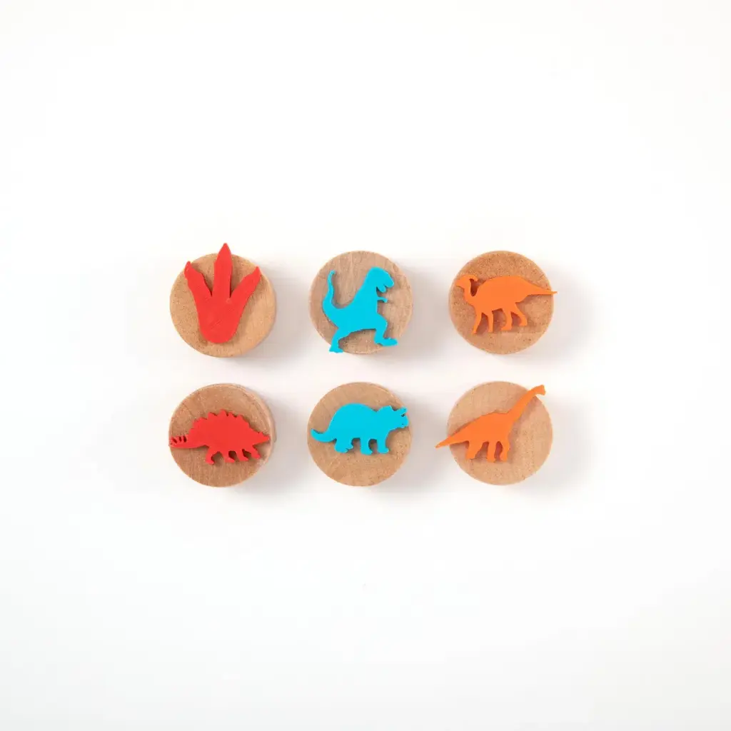 Childgen | Stempelset Wooden Stamp Dinosaurs
