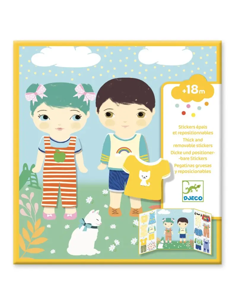 Djeco | Stickerboek De Kleding 
