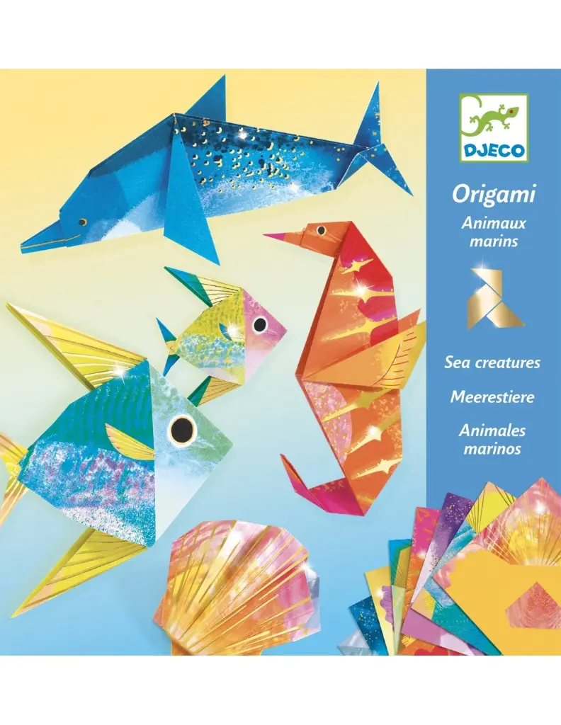 Djeco | Knutselset Origami Zeedieren