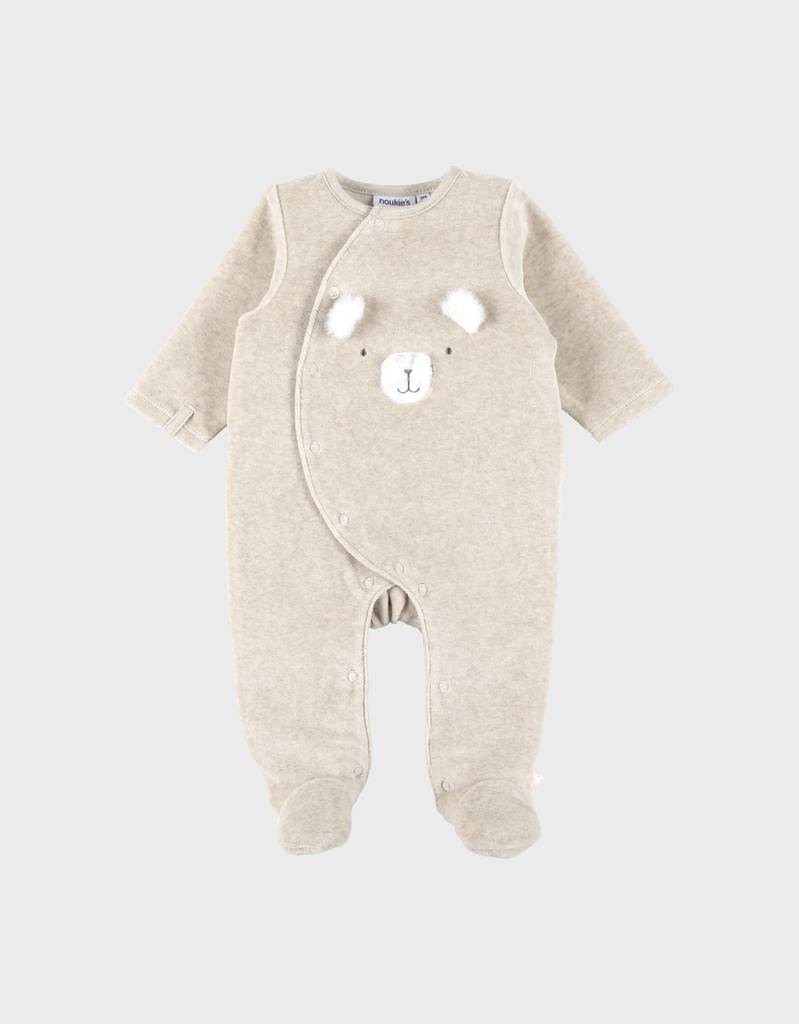 Noukies | Pyjama Orso Velours Beige