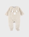 Noukies | Pyjama Fluffy, Orso & Lilly Velours Orso Beige