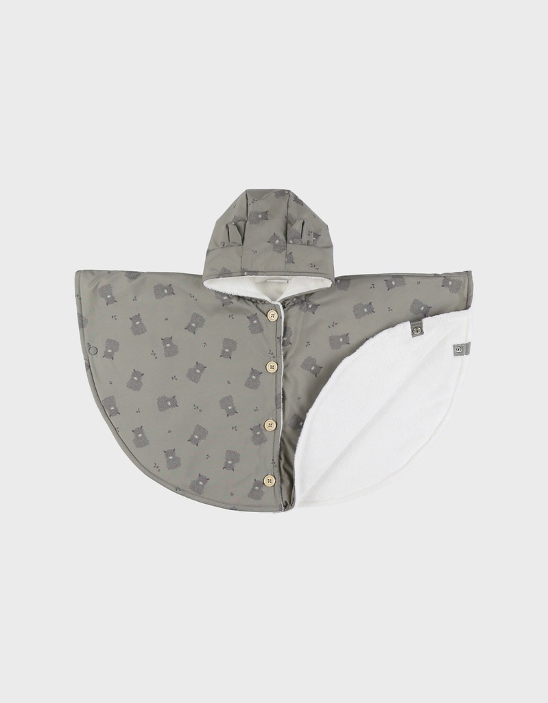 Noukies | Poncho Waterproof Kaki 