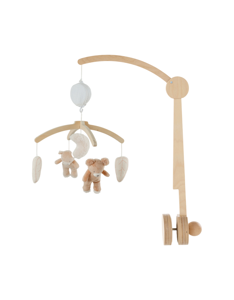 Noukies | Muziekmobiel Lilly Fluffy, Orso & Lilly Houten Arm 