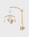 Noukies | Muziekmobiel Lilly Fluffy, Orso & Lilly Houten Arm 