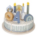 Little Dutch | Speelgoed Verjaardagstaart Blauw FSC