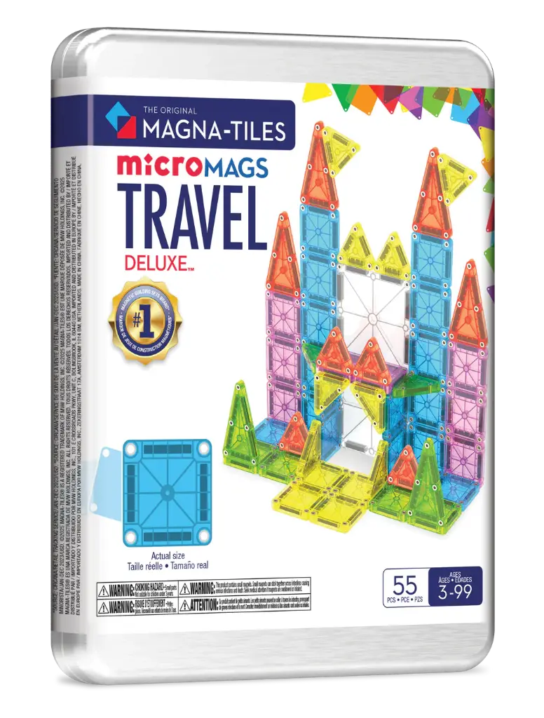 Magna-Tiles | Magnetische Blokken Travel Set Deluxe 55-delig